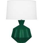 Orion Table Lamp - Jungle / Oyster Linen
