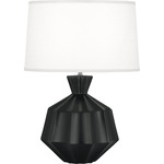 Orion Table Lamp - Matte Obsidian / Oyster Linen