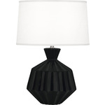 Orion Table Lamp - Obsidian / Oyster Linen