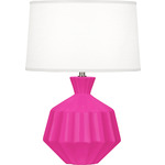 Orion Table Lamp - Razzle Rose / Oyster Linen