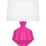 Orion Table Lamp - Razzle Rose / Oyster Linen