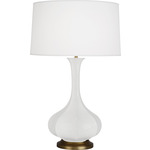 Pike Table Lamp - Daisy / Pearl Dupioni