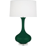 Pike Table Lamp - Jungle / Pearl Dupioni