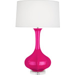 Pike Table Lamp - Razzle Rose / Pearl Dupioni