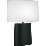 Victor Table Lamp - Matte Obsidian / Ascot White