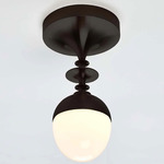 Rue Sala Ceiling Light - Oil Rubbed Bronze / Opal