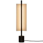 Lamina 45 Table Lamp - Black / White Grey