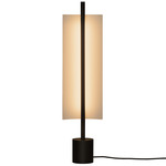 Lamina 45 Table Lamp - Black / White Grey