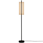 Lamina 45 Floor Lamp - Black / White Grey