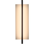 Lamina Wall Sconce - Black / White Grey