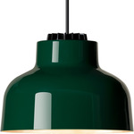 M64 Pendant - Black / English Green