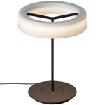 Sin Table Lamp - Graphite / White Opal