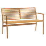 Rib Outdoor Dining Bench - Teak Wood