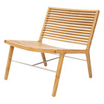 Rib Outdoor Lounge Chair - Teak Wood