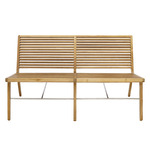 Rib Outdoor Lounge Sofa - Teak Wood