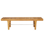 Rib Outdoor Bench - Teak Wood