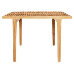 Rib Outdoor Dining Table - Teak Wood
