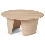 No. 7 Wooden Lounge Table - White Oiled Oak