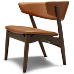 No. 7 Lounge Chair - Smoked Oak / Victory Cognac Leather
