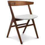 No. 9 Dining Chair - Smoked Oak / Remix Light Grey