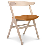 No. 9 Dining Chair - Soaped Oak / Victory Cognac Leather