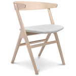 No. 9 Dining Chair - Soaped Oak / Remix Light Grey