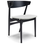 No. 7 Dining Chair - Black Beech / Remix Light Grey