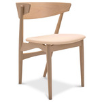 No. 7 Dining Chair - Natural Oiled Beech / Spectrum Honey Leather