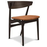 No. 7 Dining Chair - Dark Oiled Oak / Dunes Cognac Leather