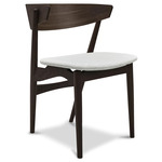 No. 7 Dining Chair - Dark Oiled Oak / Remix Light Grey