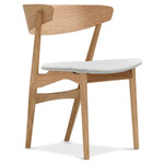 No. 7 Dining Chair - Natural Oiled Oak / Remix Light Grey