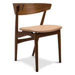 No. 7 Dining Chair - Smoked Oak / Spectrum Honey Leather