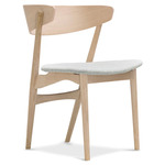 No. 7 Dining Chair - White Oiled Oak / Remix Light Grey