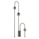 Dreamer Floor Lamp - Black Chrome / Mirror Smoke