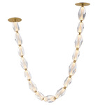 Dolce Vita Link Pendant - Gold / Crystal