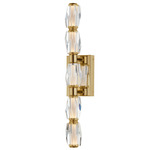 Dolce Vita Wall Sconce - Gold / Crystal