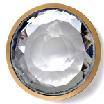 Medallion Round Wall/ Ceiling Light - Gold / Crystal
