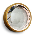 Medallion Round Wall/ Ceiling Light - Gold / Crystal