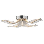 Lillet Ceiling Light - Polished Nickel / Clear Beveled