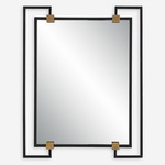 Ivey Mirror - Black Iron