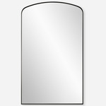 Tordera Arch Mirror - Satin Black / Mirror