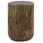 Peaks Accent Table - Antique Gold