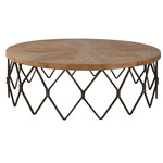 Chain Reaction Coffee Table - Natural Wood