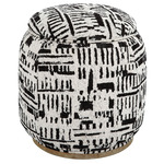 Dialogue Ottoman - Oak / Black / White