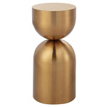 Golden Vessel Accent Table - Gold