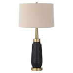 Spyglass Table Lamp - Matte Black / Brass / White