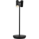 Doppia Portable Table Lamp - Black