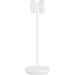 Doppia Portable Table Lamp - Matte White