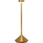 Moneta Portable Table Lamp - Natural Brass