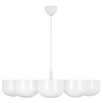 Cheverny Chandelier - Matte White / Milk